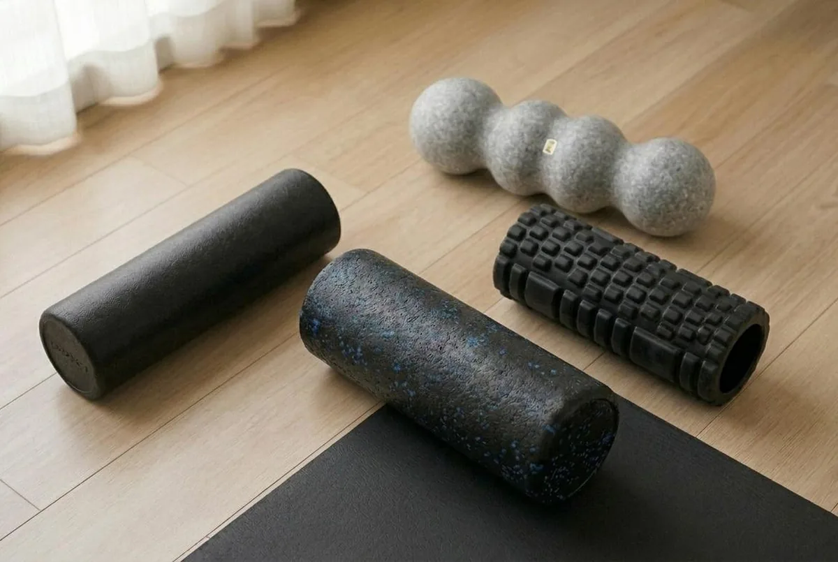 BILD – foam rollers med olika densitet och textur